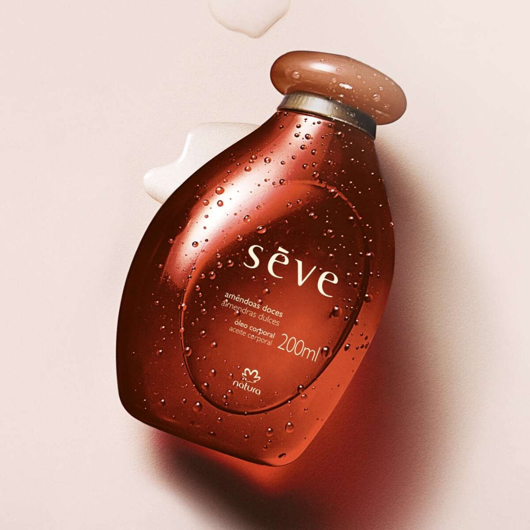 Sève Sweet Almond Body Oil 200ml Natura Vegan Daily Skin Care