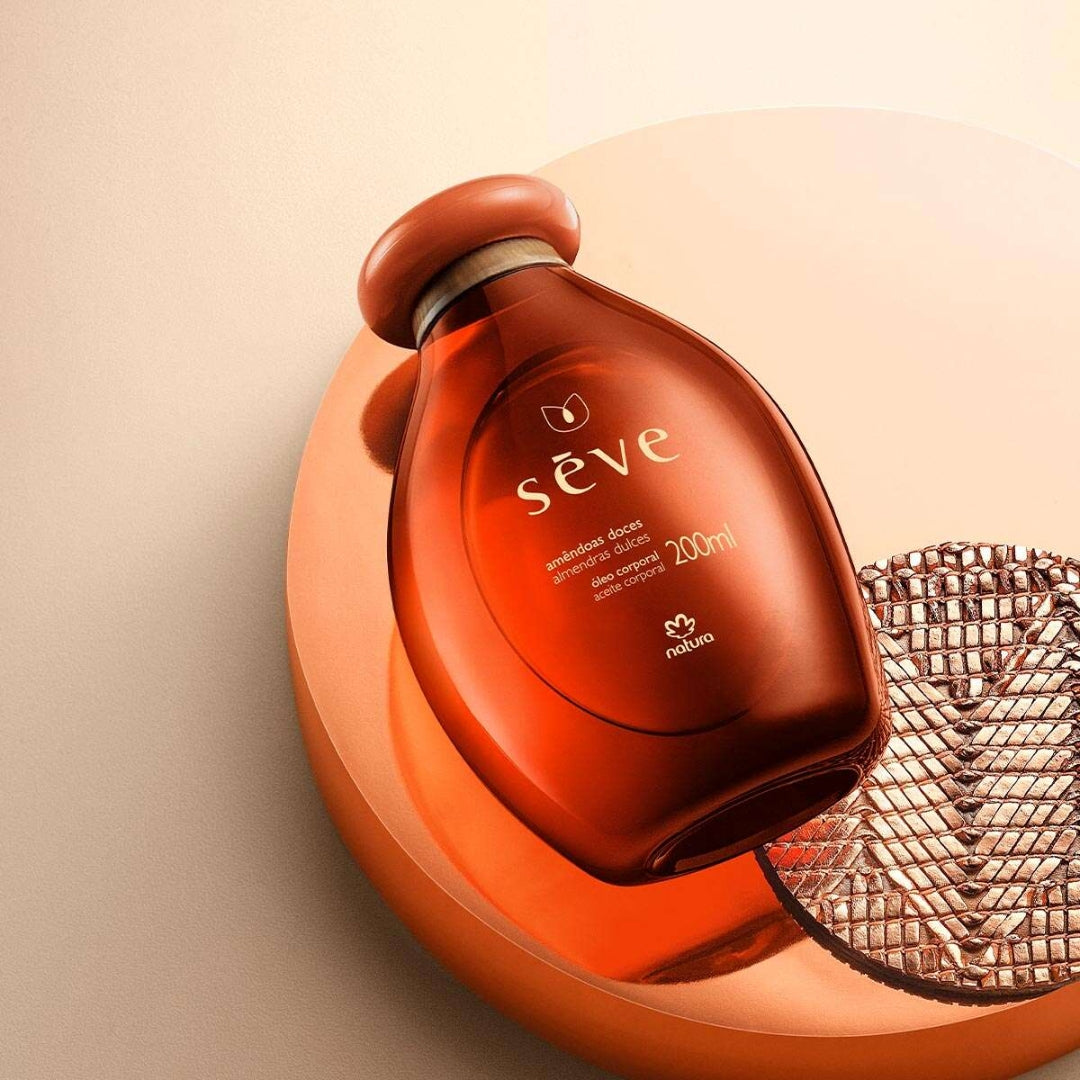 Sève Sweet Almond Body Oil 200ml Natura Vegan Daily Skin Care