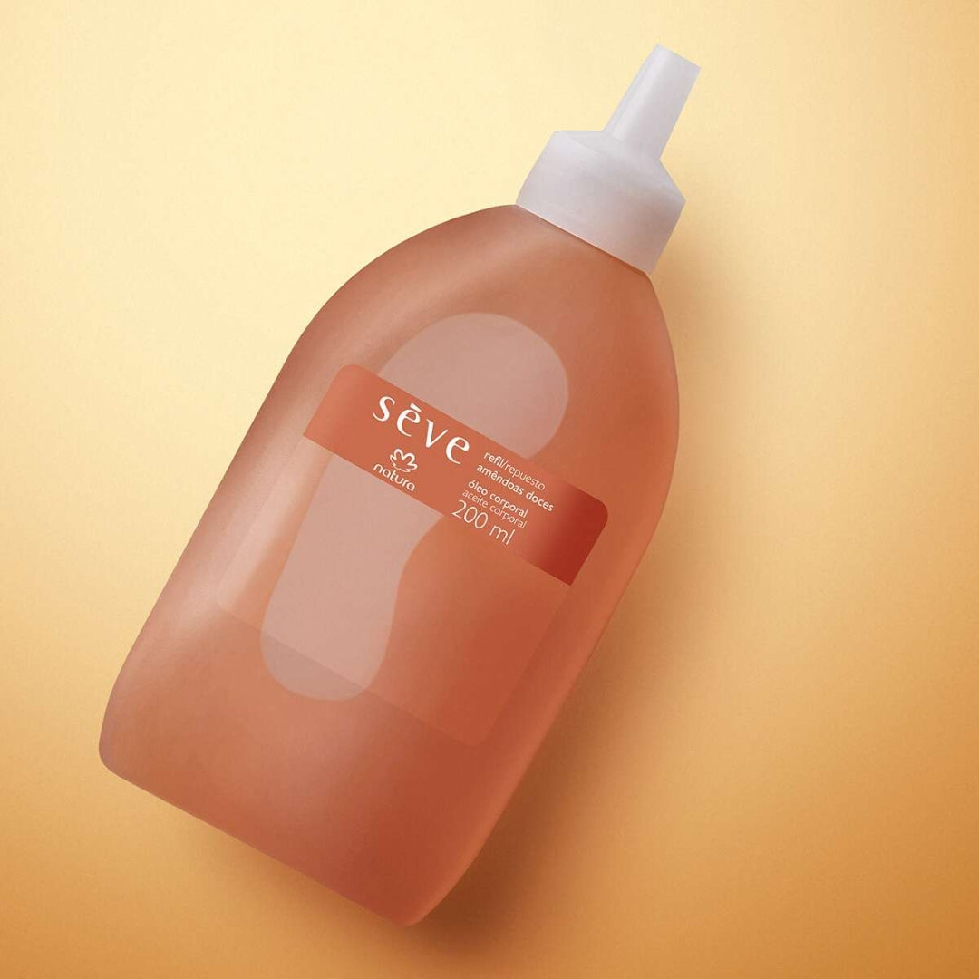 Sève Sweet Almond Deodorant Body Oil Refill 200ml Natura Daily Skin Care