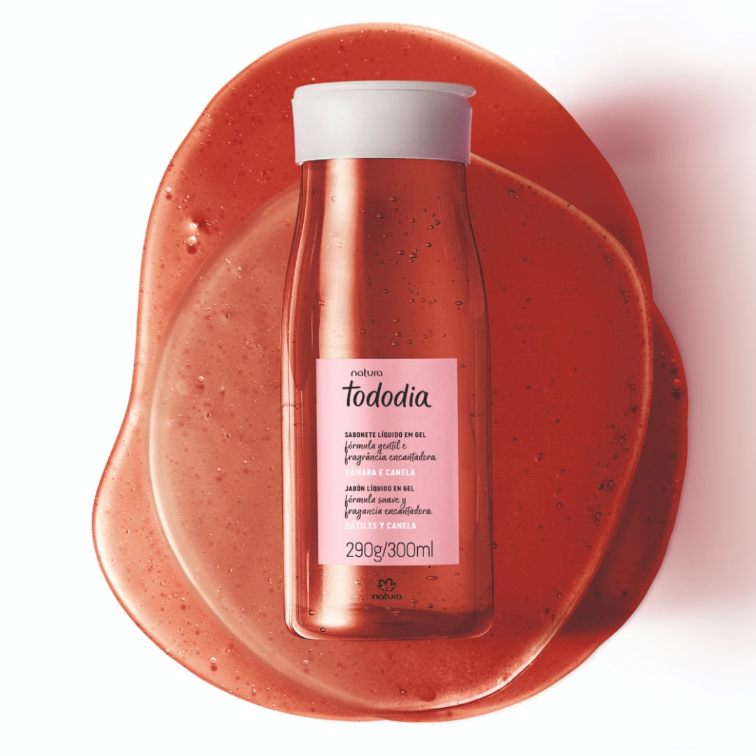 Todo Dia Tamara Cinnamon Liquid Gel Soap 300ml Natura Daily Skin Care