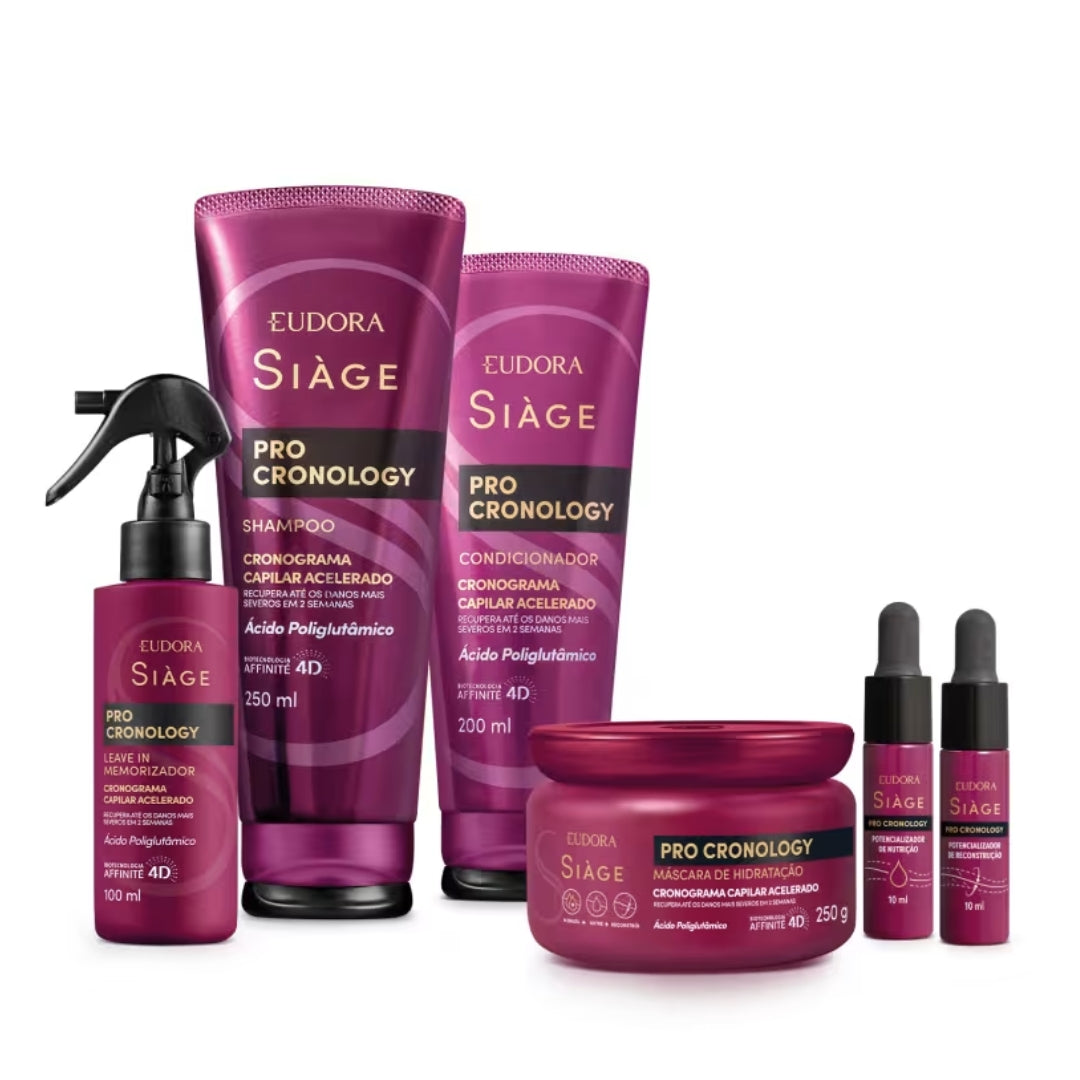 Siage Pro Cronology Curly Hair Home Care Full Kit Treatment Eudora