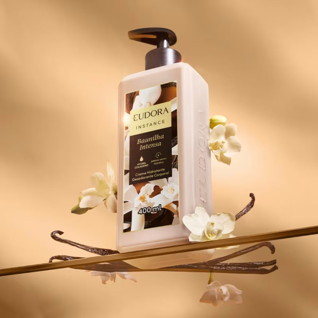Instance Intense Vanilla Body Lotion 48h Hydration Skin Care 400ml Eudora