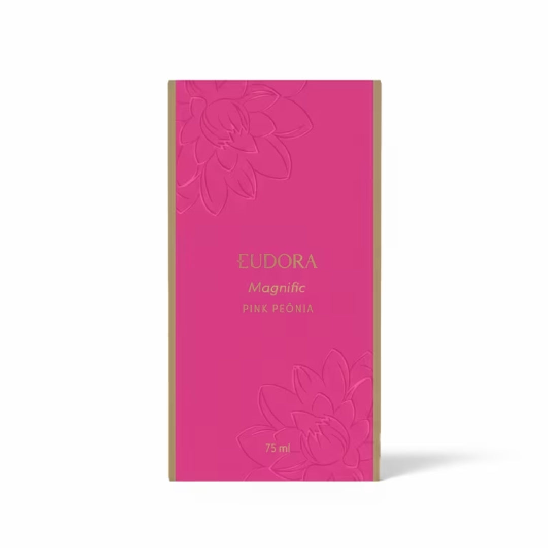 Magnific Pink Peony Eau de Cologne Floral Gourmand Perfume 75ml Eudora