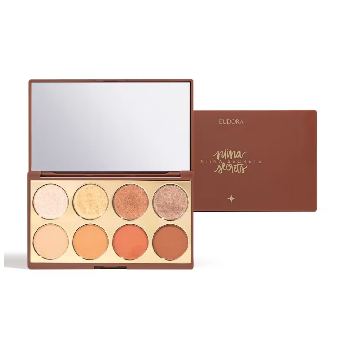 Niina Secrets Neutrals Eyeshadow Palette Matte Shades Makeup 5.6g Eudora