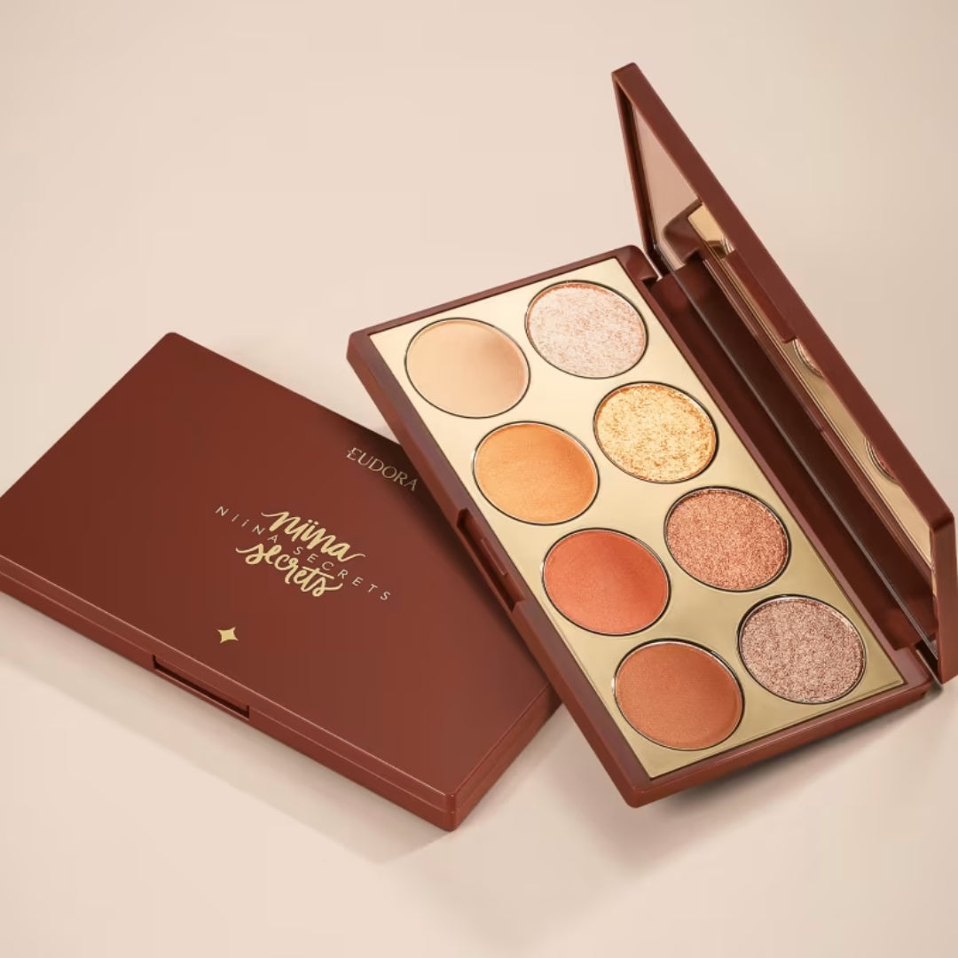 Niina Secrets Neutrals Eyeshadow Palette Matte Shades Makeup 5.6g Eudora