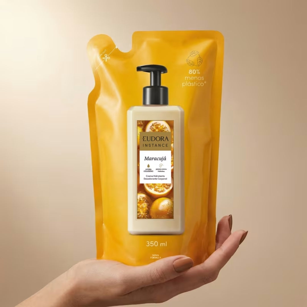 Instance Passion Fruit Refill Perfumed Body Cream Hydration 350ml Eudora