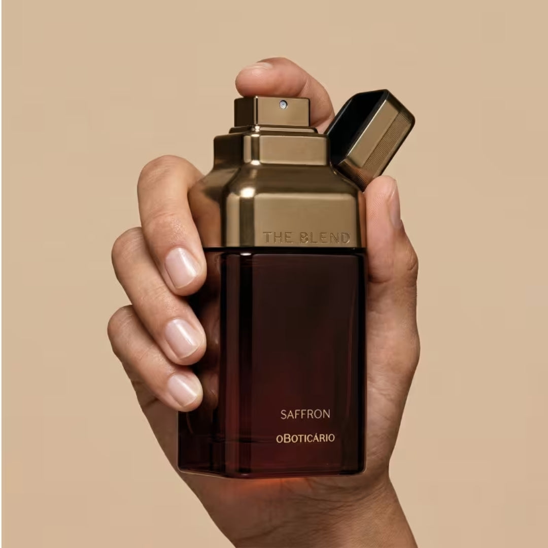 The Blend Amber Saffron Eau De Parfum Luxury Arabic Fragrance 100ml o Boticário
