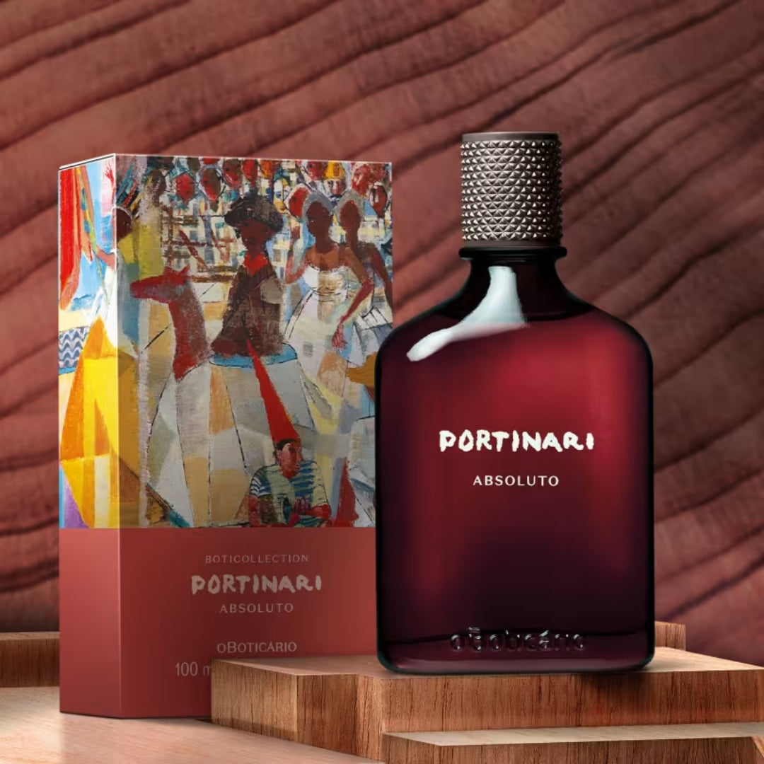 Portinari Absoluto Cologne Woody Chypre Amber Fragrance 100ml o Boticário