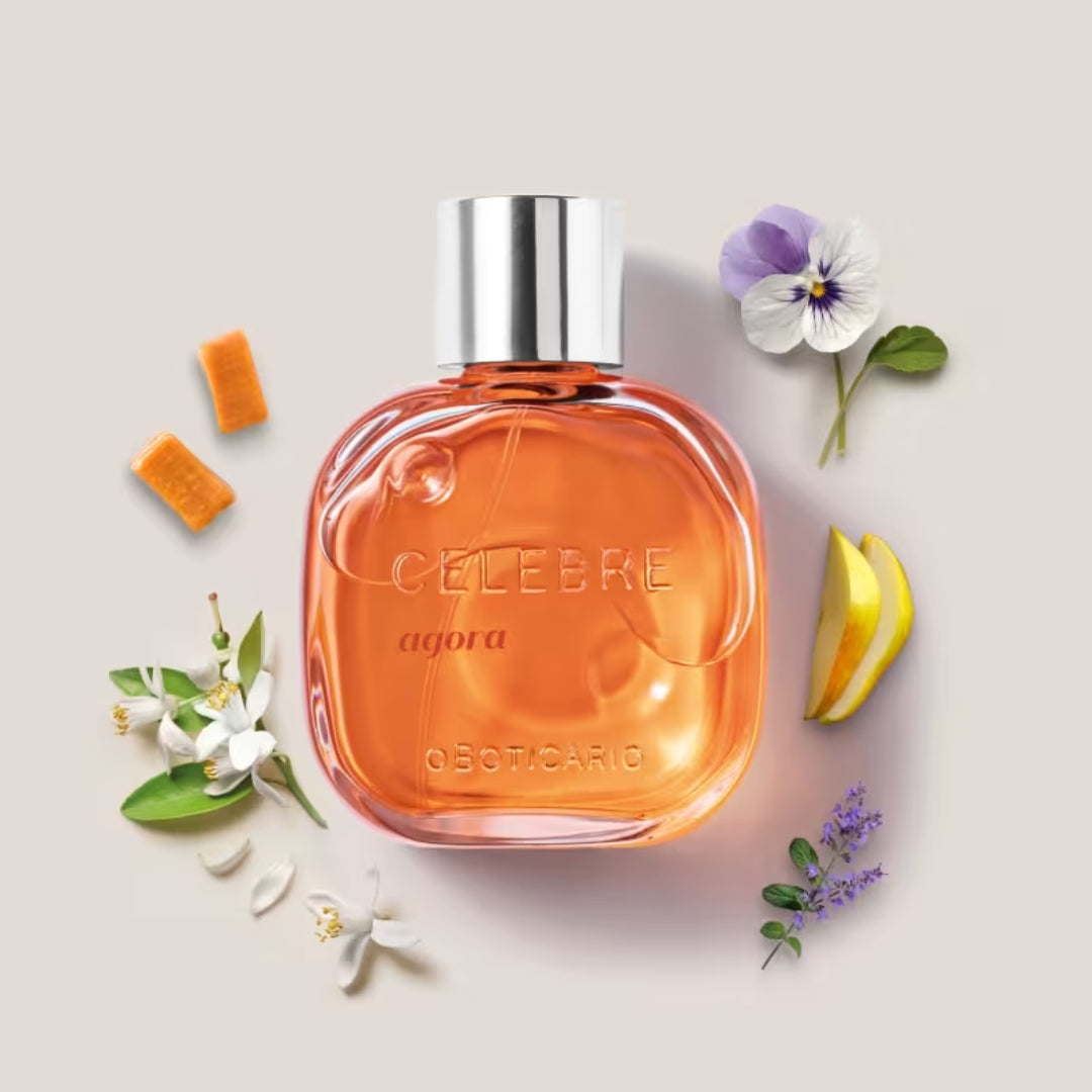 Celebre Agora Women's Cologne Fruity Floral Fragrance 100ml o Boticário