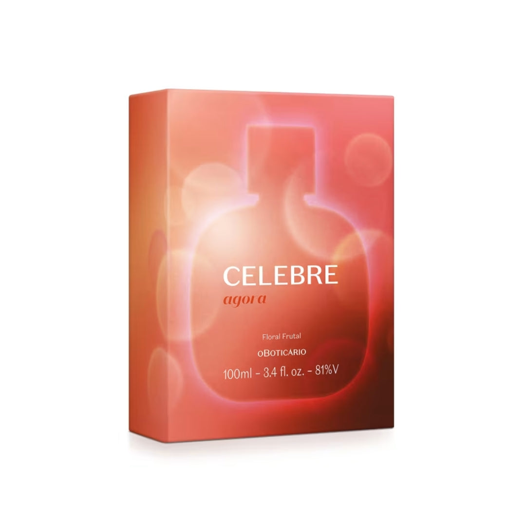 Celebre Agora Women's Cologne Fruity Floral Fragrance 100ml o Boticário