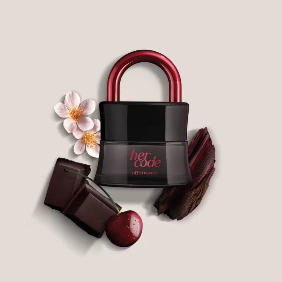 Her Code Clímax Chocolate Noir Sandalwood Eau De Parfum 50ml o Boticário
