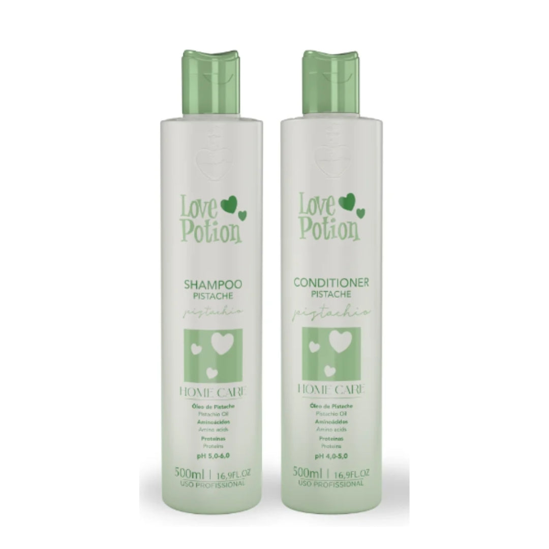 Pistachio Hair Home Care Set Shampoo Mask Conditioner Treatment Love Potion