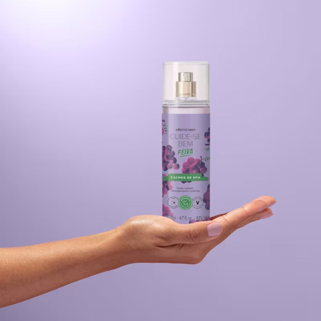 Cuide-se Bem Grape Popsicle Body Splash Fruity Floral Fragrance o Boticário