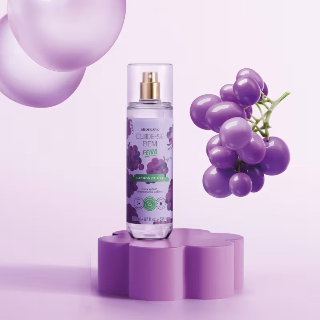 Cuide-se Bem Grape Popsicle Body Splash Fruity Floral Fragrance o Boticário