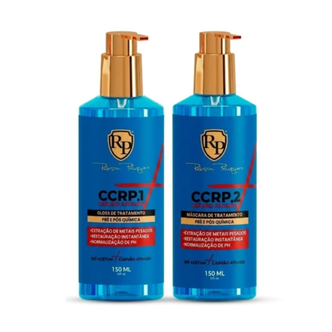 CCRP+ Activated Charcoal Hair Reconstruction Kit 2x 150ml Robson Peluquero