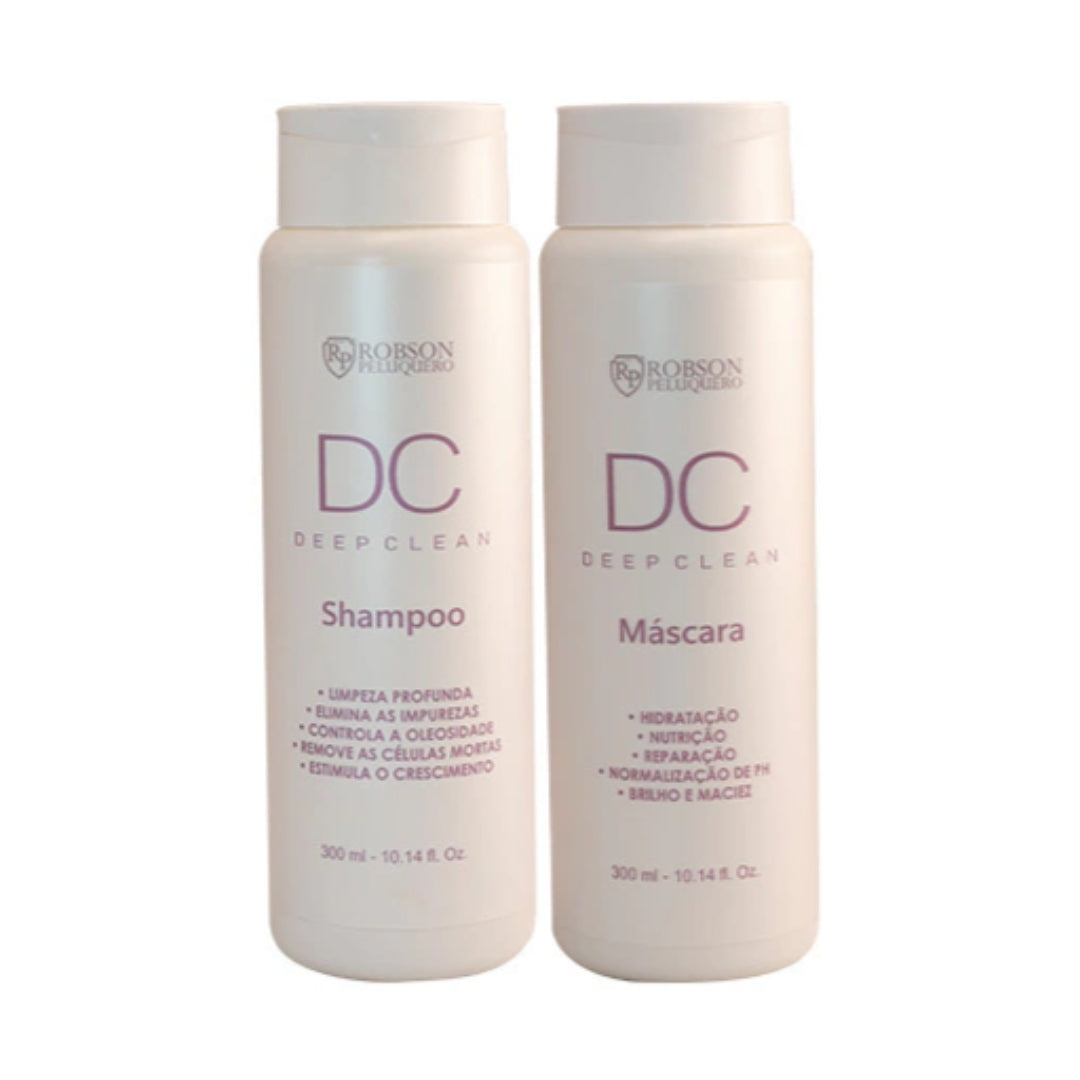Deep Clean Hair Detox Shampoo & Mask Treatment Kit Robson Peluquero
