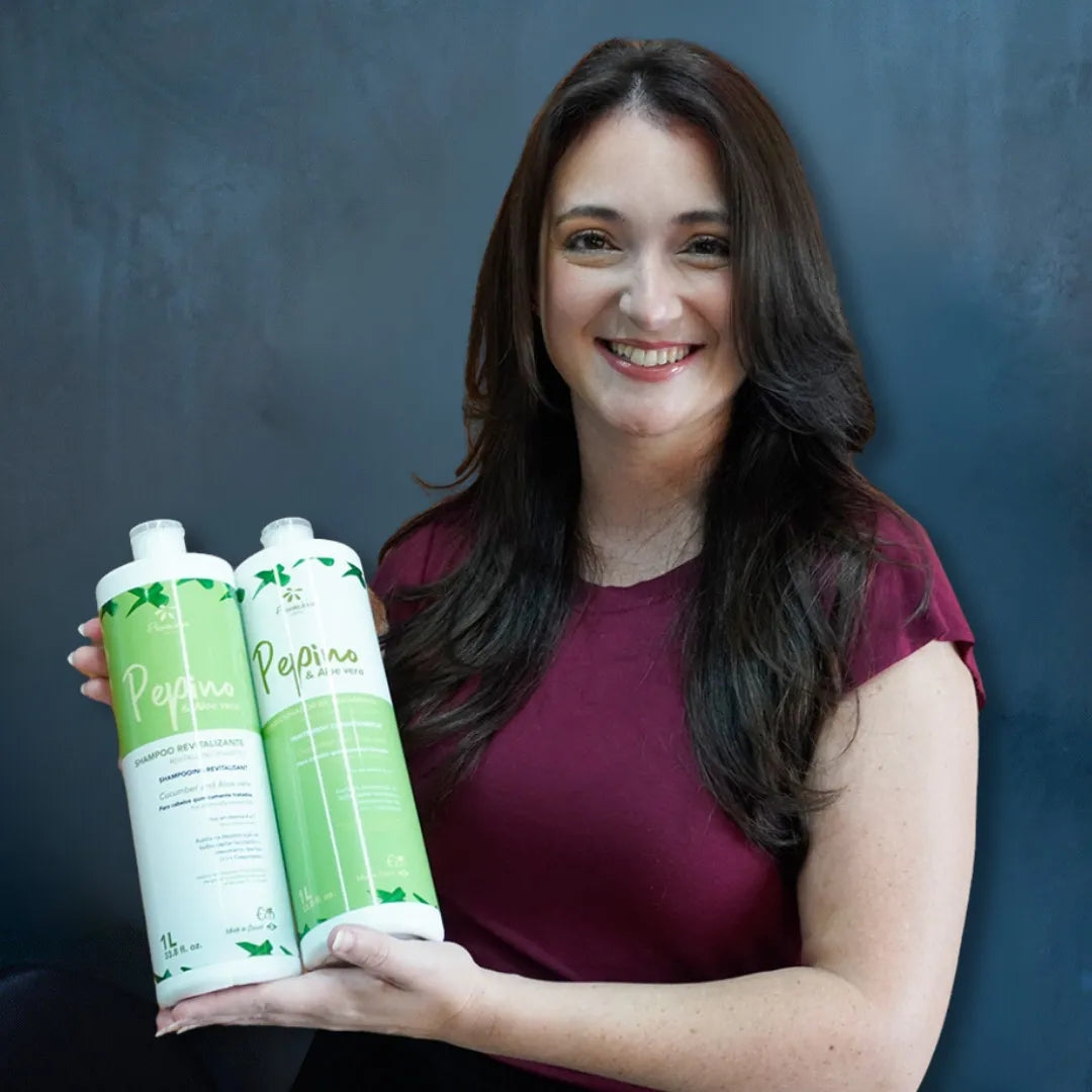 Pepino Cucumber Aloe Vera Growth Hair Repair Treatment Kit 2x 1L Floractive