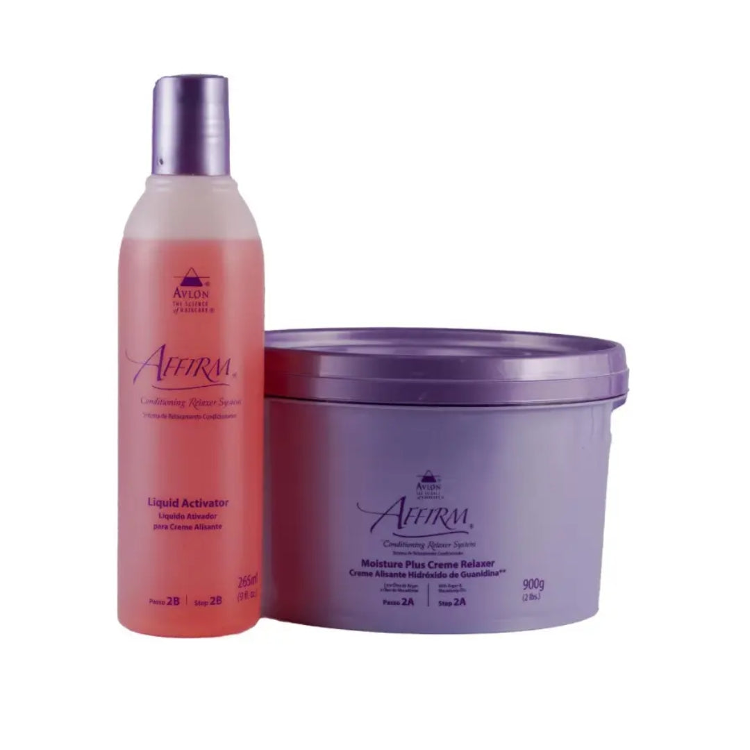 Affirm Guanidine Hydroxide System Curly & Coily Hair Relaxer 900g Avlon