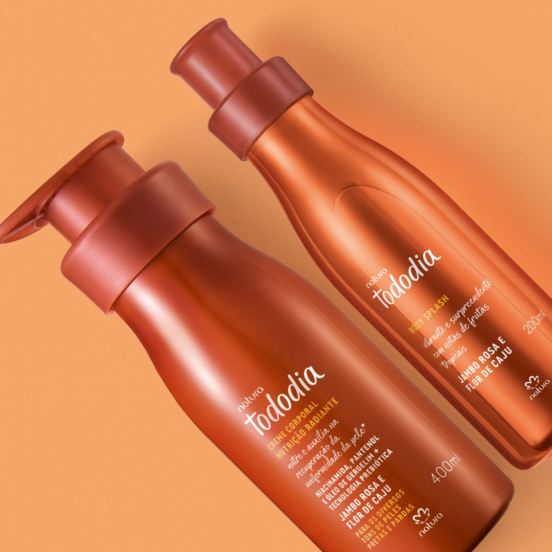 Todo Dia Pink Jambo and Cashew Flower Kit Natura Daily Skin Care