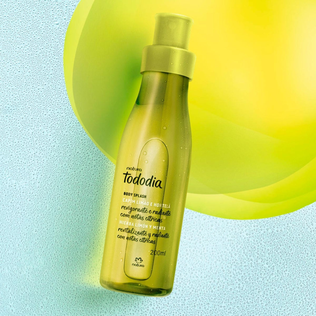 Todo Dia Lemongrass and Mint Citrus Body Splash 200ml Natura Daily Care