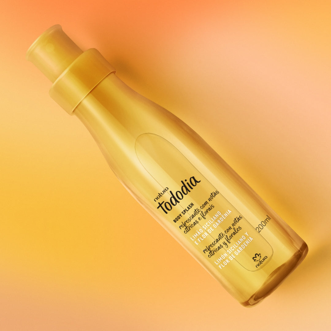 Todo Dia Sicilian Lemon Gardenia Flower Body Splash 200ml Natura Body Fragance