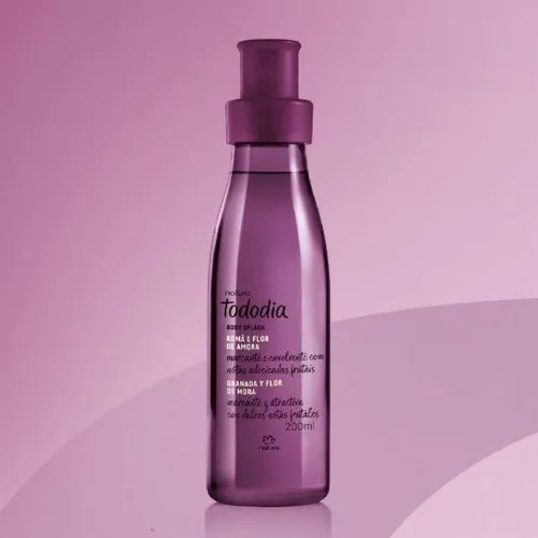 Todo Dia Pomegranate Blackberry Blossom Body Splash 200ml Natura Fragance