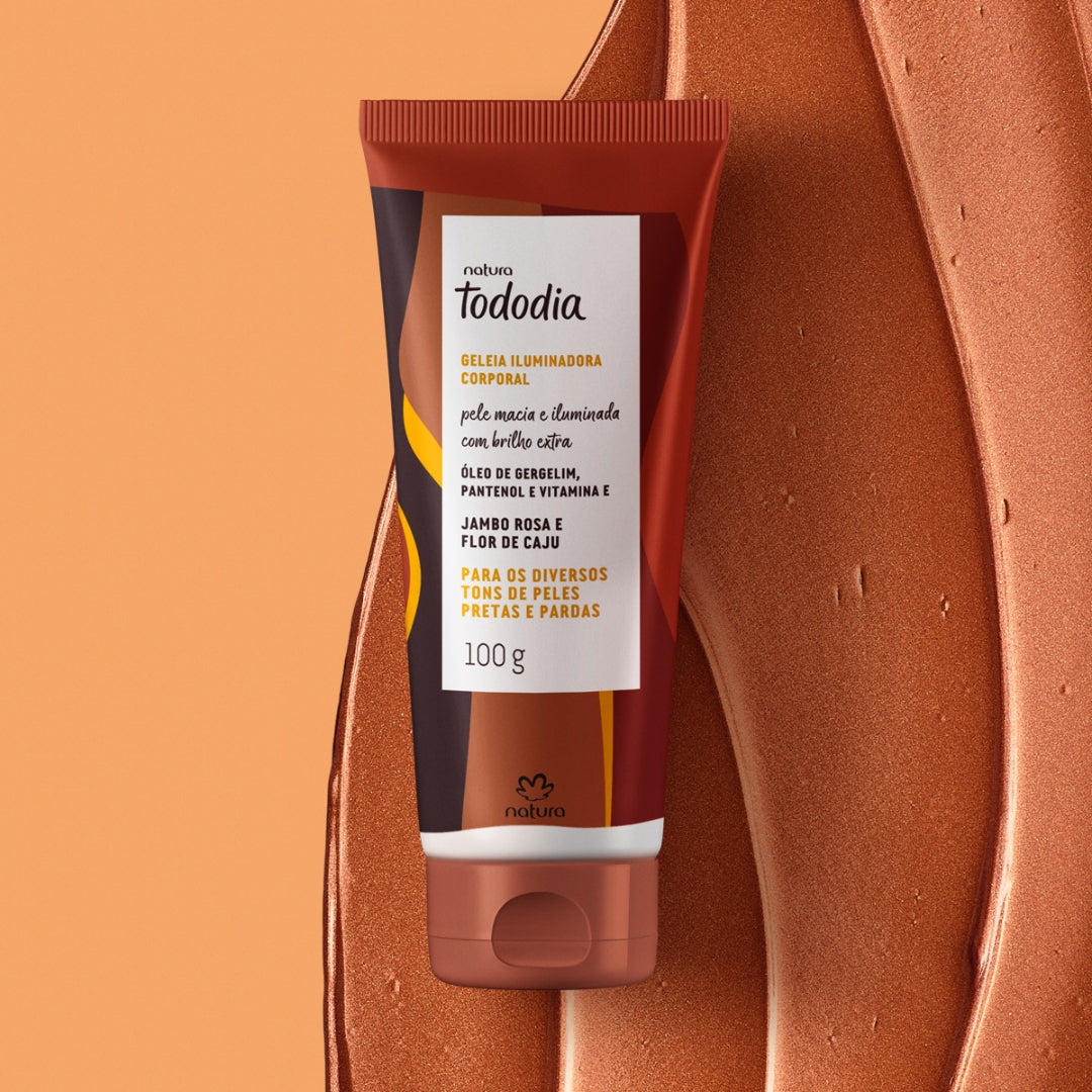 Todo Dia Brightening Deodorant Jelly Rosehip Cashew Flower 100g Natura