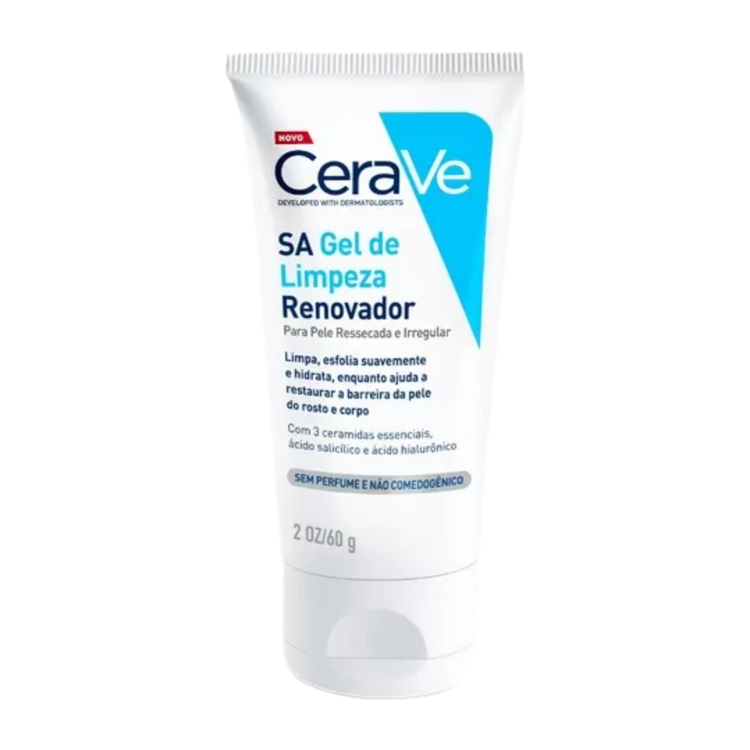 Sa Renewing Facial Cleansing Gel Day / Night Care All Skin Types 60g Cerave