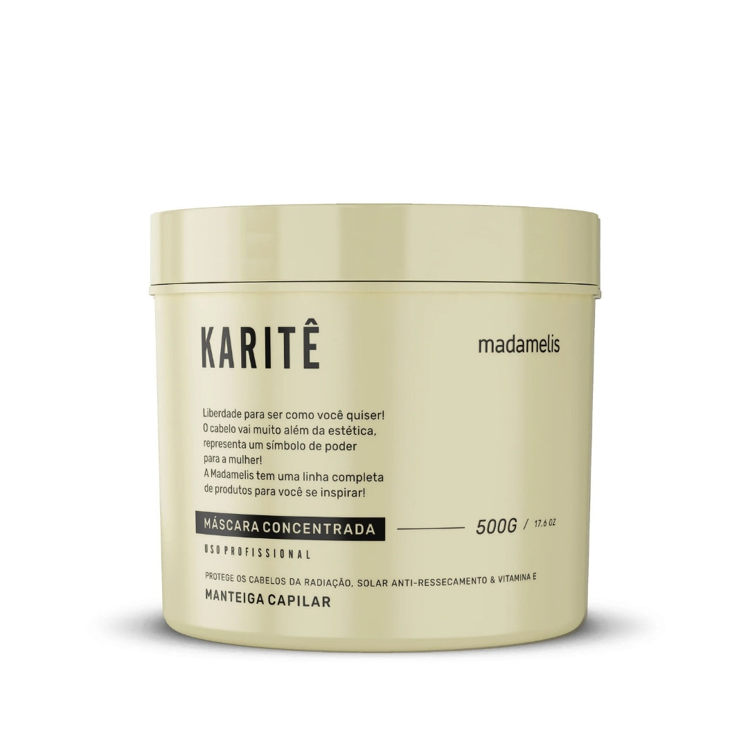 قناع علاج الشعر المحترف زبدة الكاريت مركزة 500G - Madamelis
