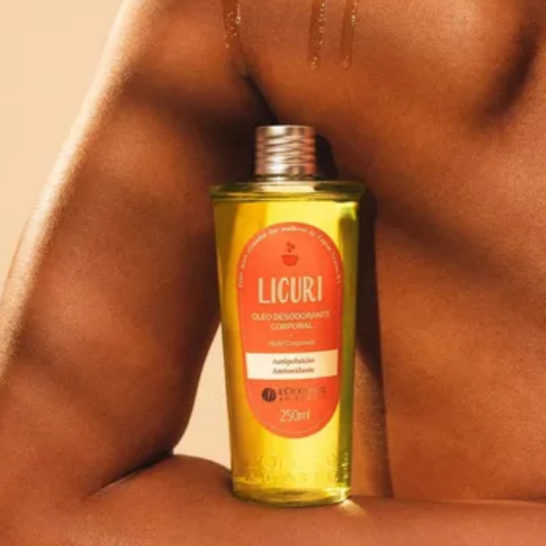 Licuri Deodorant Body Oil Antioxidant Daily Skin Care 250ml L'occitane