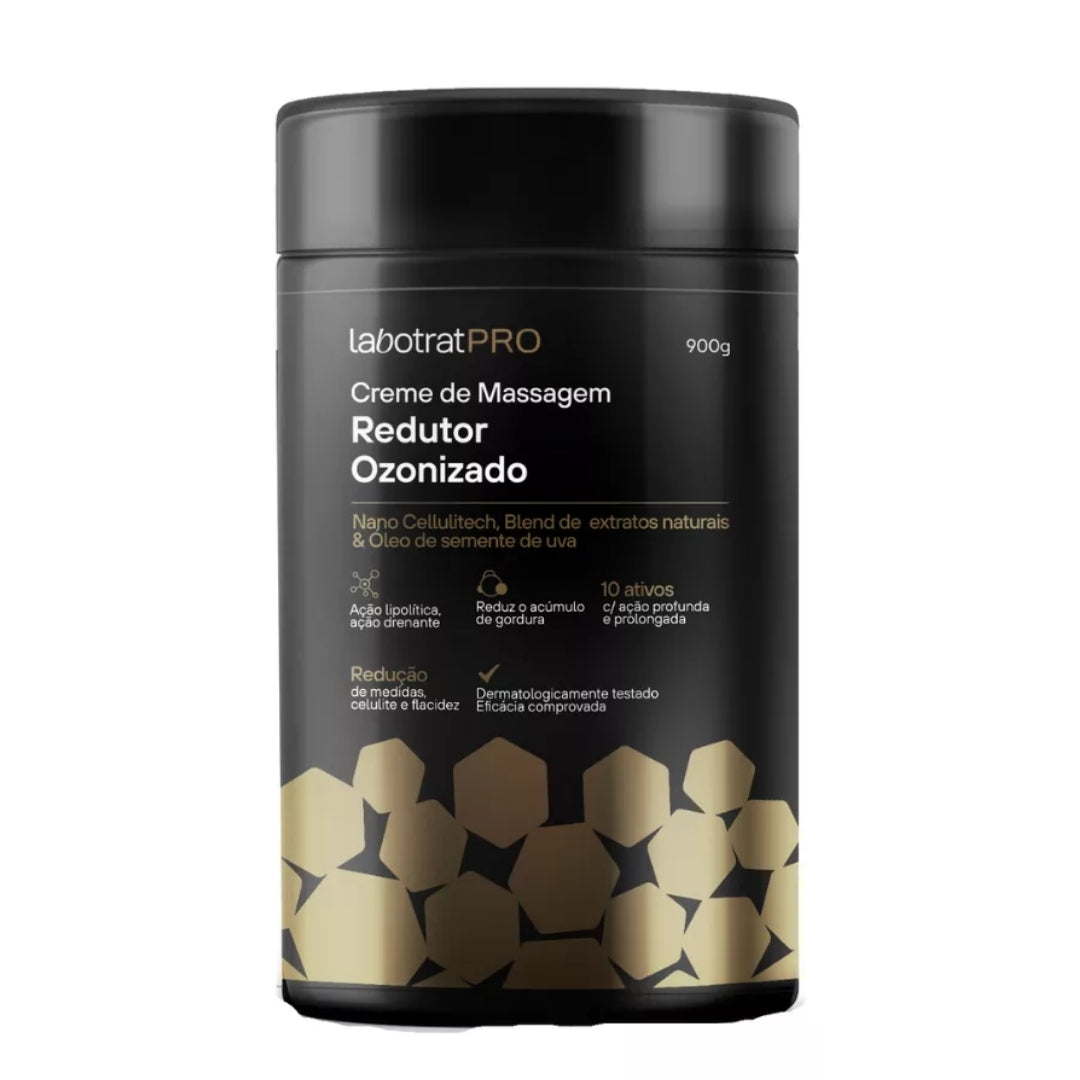 Ozonized Massage Cream Reduces Cellulite Measure Skin Care 900g Labotrat