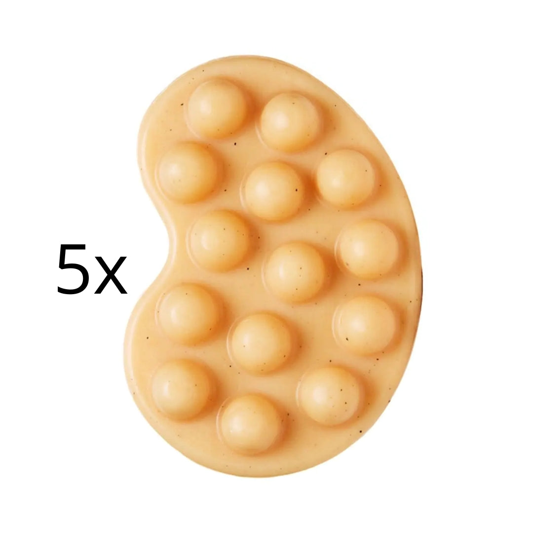 Lot of 5 Caju Cashew Massaging Soap Bath Body Skin Care 90g L'occitane