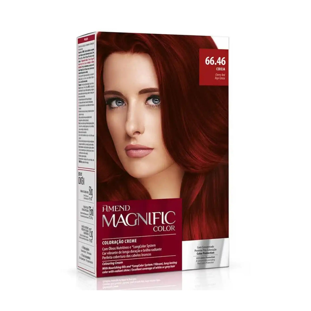 Lot of 3 Magnific Color Cream Dye 66.46 Cherry Red Hair Tint Toning Amend