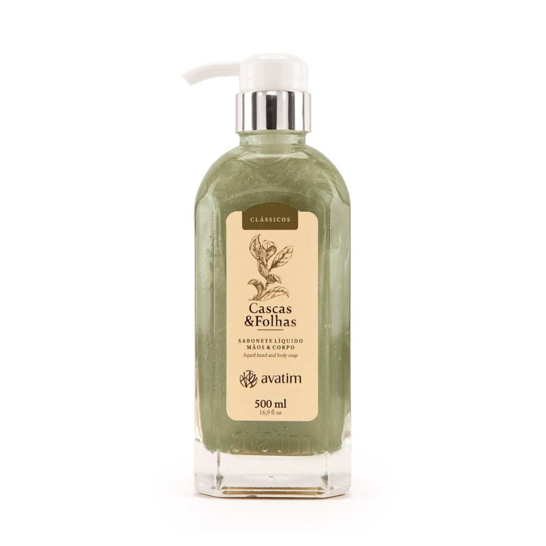 Cascas & Folhas Body Liquid Soap Skin Care Softness Nourishing 500ml Avatim