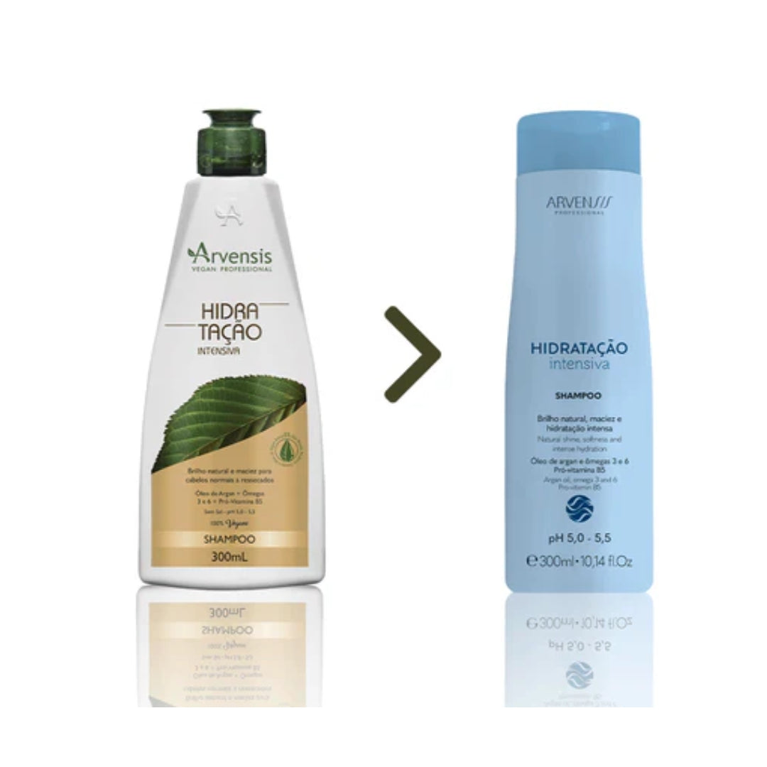 ترطيب مكثف Argan Argan Dry Hair Treatment Kit 5 Itens - Arvensis