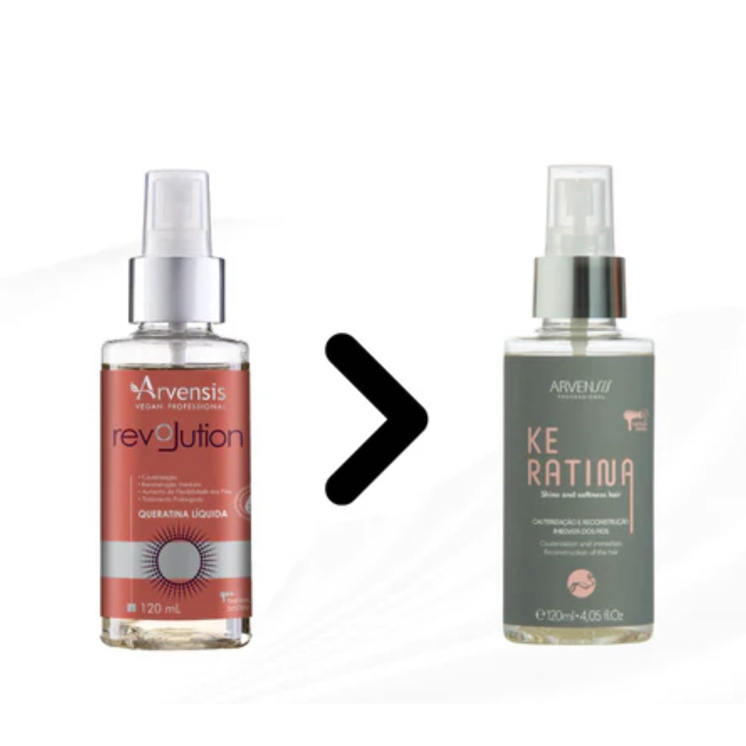 Revolution Liquid Keratin Hair Finisher Protection Treatment 120ml - Arvensis