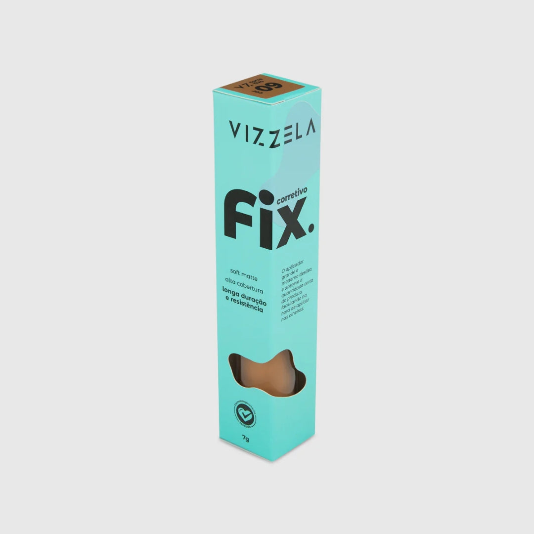 FIX Liquid Concealer Eye Makeup Skin Tone 9 Vizzela 7g