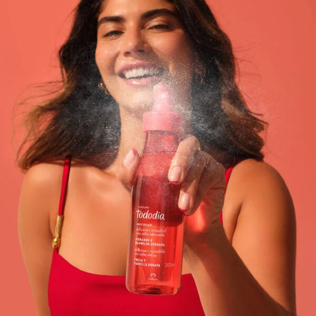 Natura Todo Dia Strawberry and Golden Vanilla Body Splash Fragance 200ml