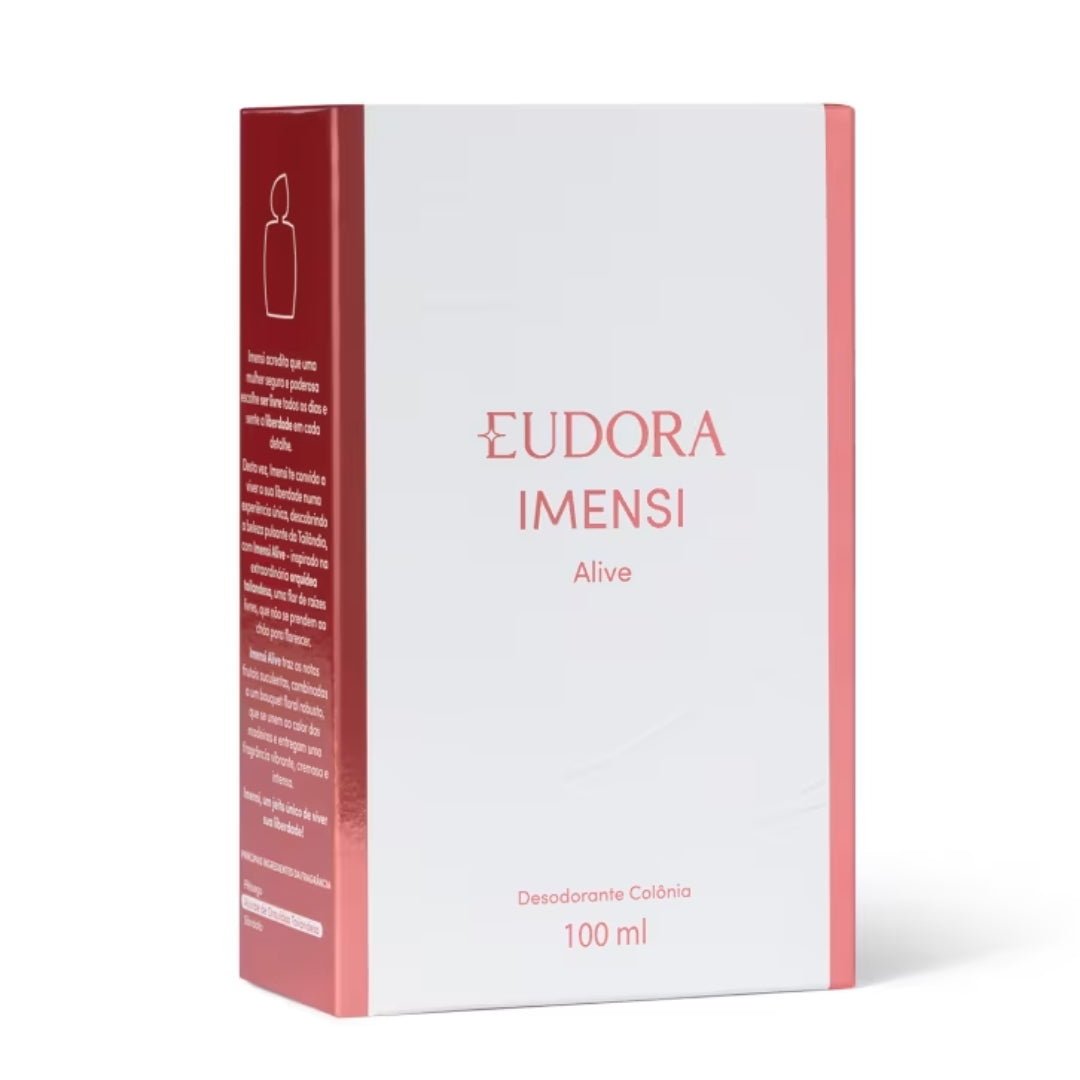 Imensi Alive Déodorant Cologne Parfum Eau de Parfum Fragance 100ml Eudora