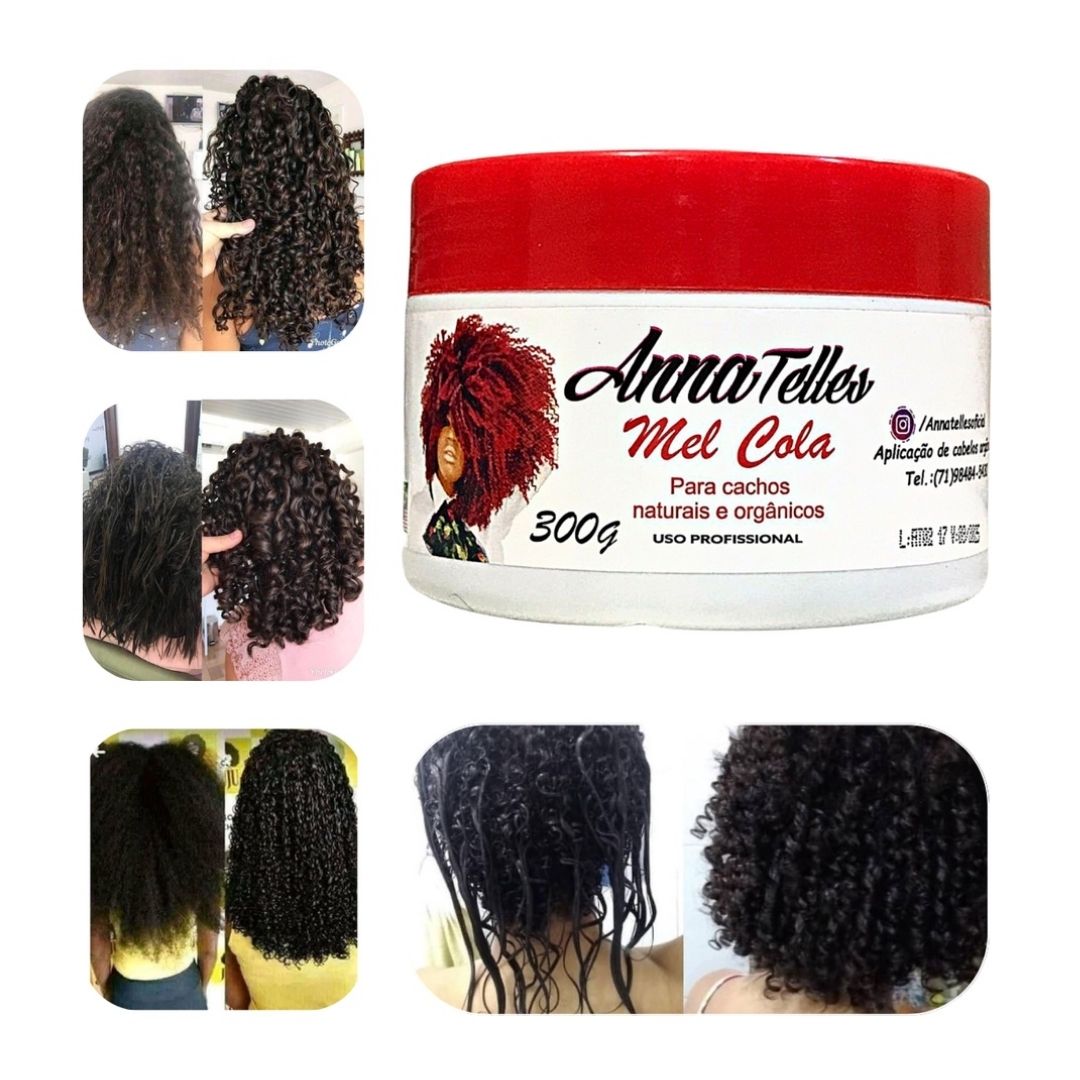Mel Cola Curly Wavy Hair Finisher Modeling Treatment 300g Anna Telles