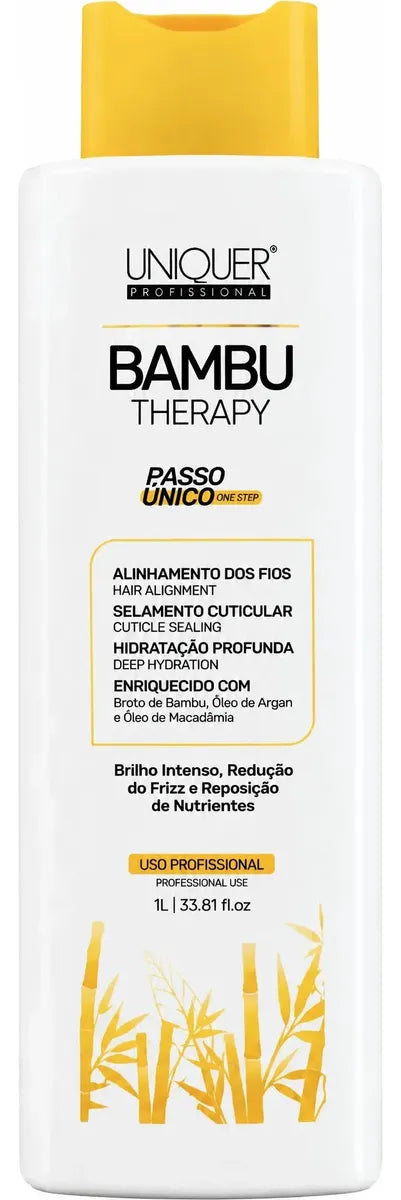 Brosse Lissante Progressive en Bambou Bio Réducteur de Volume 1L Uniquer