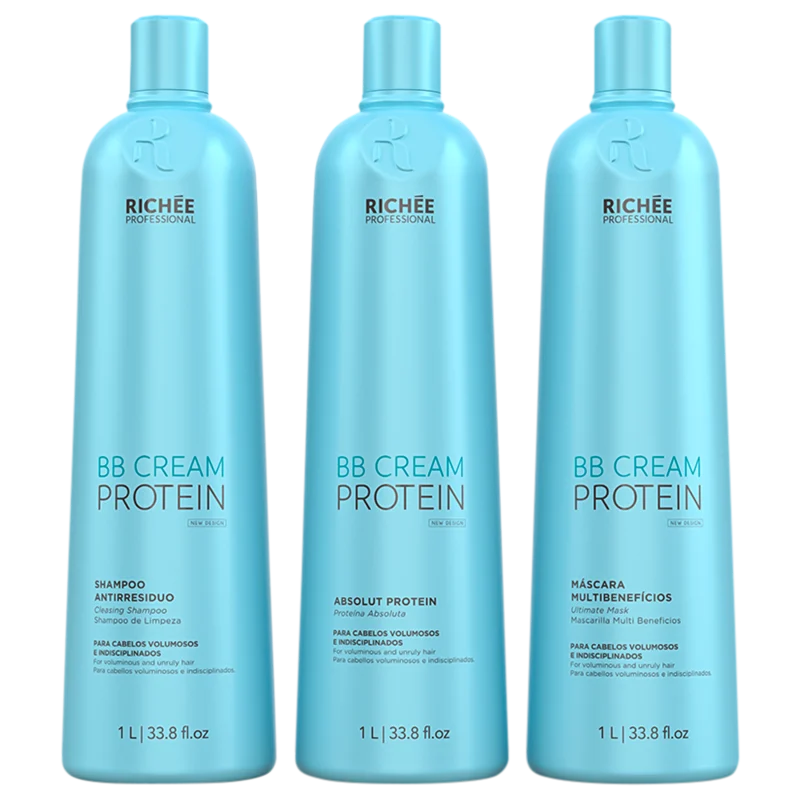 BB Cream Treatment Capillary Alignment 10 Benefits Treatment Kit 3x1L - Richée