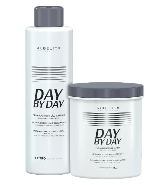 Day By Day Home Care Entretien Quotidien Panthénol Kératine Kit 2x1 - Rubelita