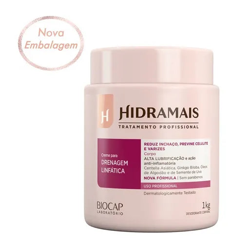 Hidramais Cream Lymphatic Drainage 1 Kg Hydramais - Promotion Lightning
