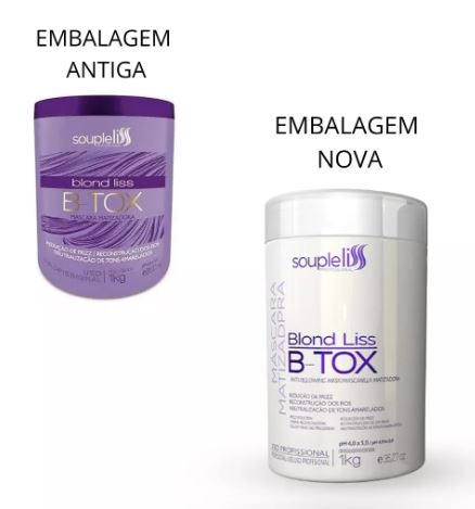 Anti Frizz Reconstruction Keratin Blond Liss Deep Hair Mask Tinting Mask 1Kg - Souple Liss