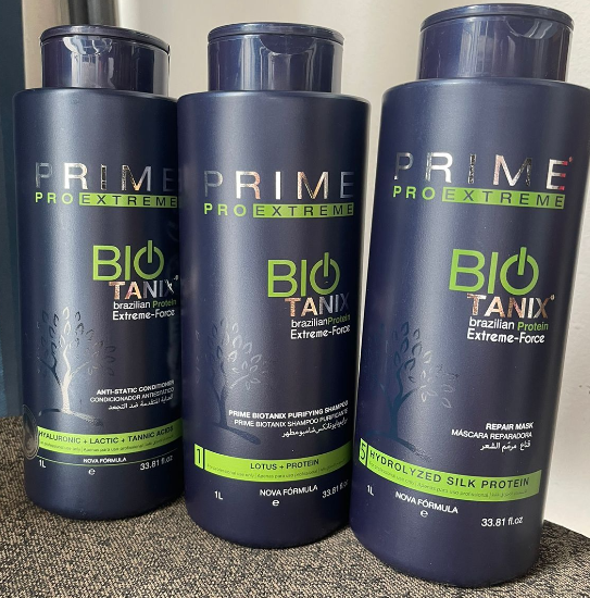 Bio Tanix Extreme Hair Protein Treatment Kit 3 x 1Lt Prime Pro