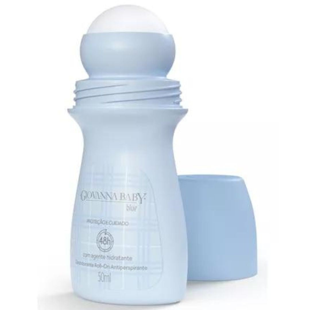 Lot of 10 Blue Antiperspirant Roll-On Deodorant 50ml Giovanna Baby