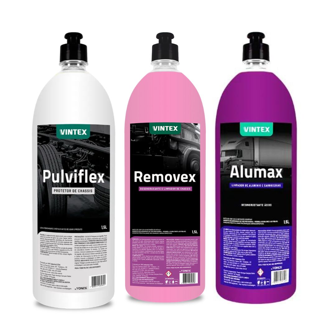 Alumax + Pulviflex + Removex Car Automotive Maintenance Kit Vonixx