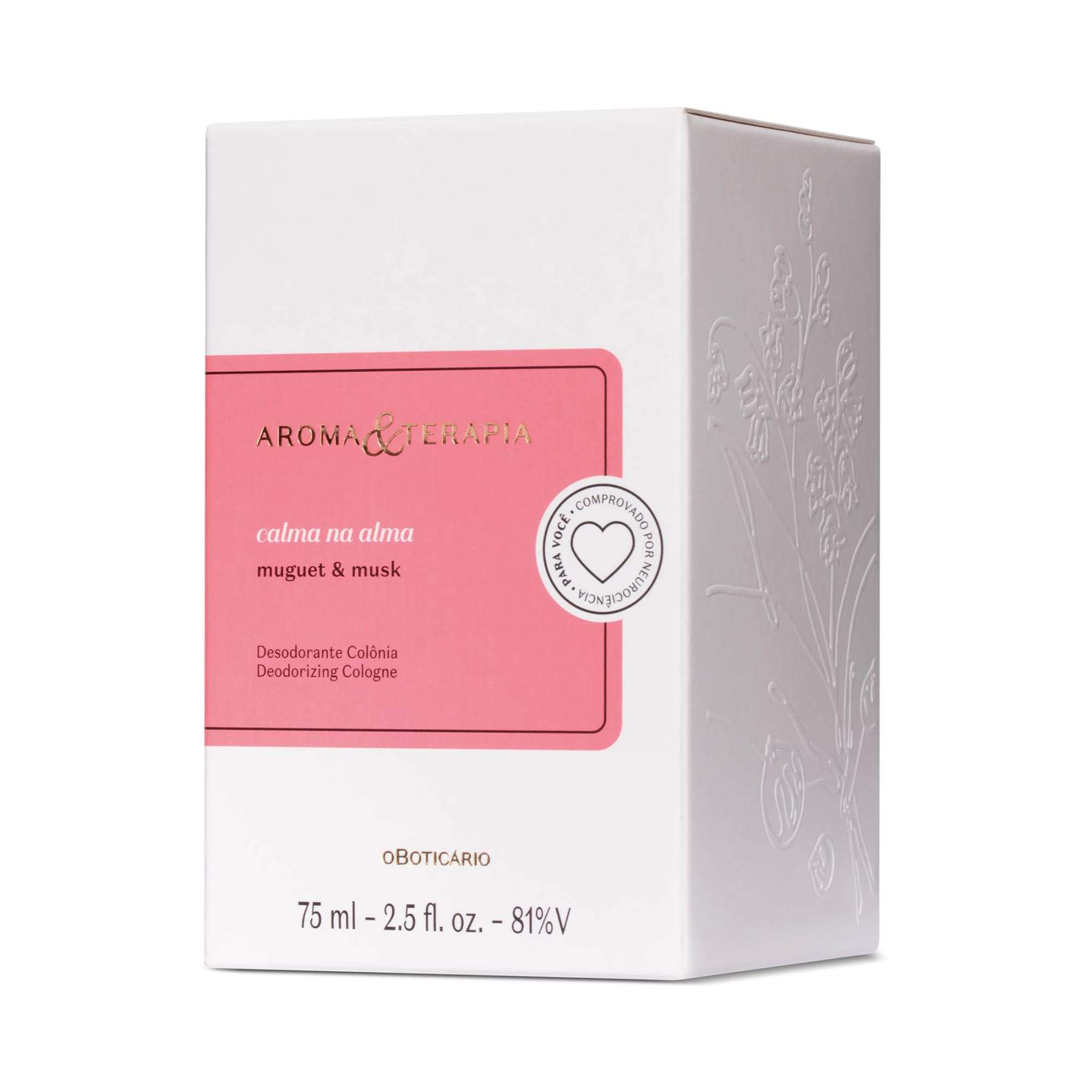 Déodorant In The Soul Aroma & Calm Therapy Cologne 75 ml - o Boticario