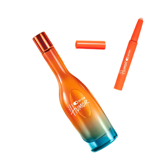 Natura HUMOR Com Perfume Sólido Feminino / Gift Online With Women Solid Perfume